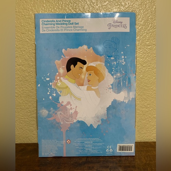 NIB Disney Store Cinderella And Prince Charming Wedding 💒 2pc Doll Set - Picture 8 of 14